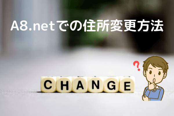 change address at A8.net
